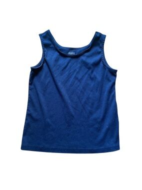 Classic Elements women’s navy blue tank top cotton/polyester large